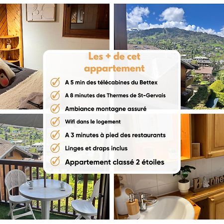 Ski Ou Thermes? Un Appt Cabine Avec Vue Magnifique Saint-Gervais-les-Bains Extérieur photo