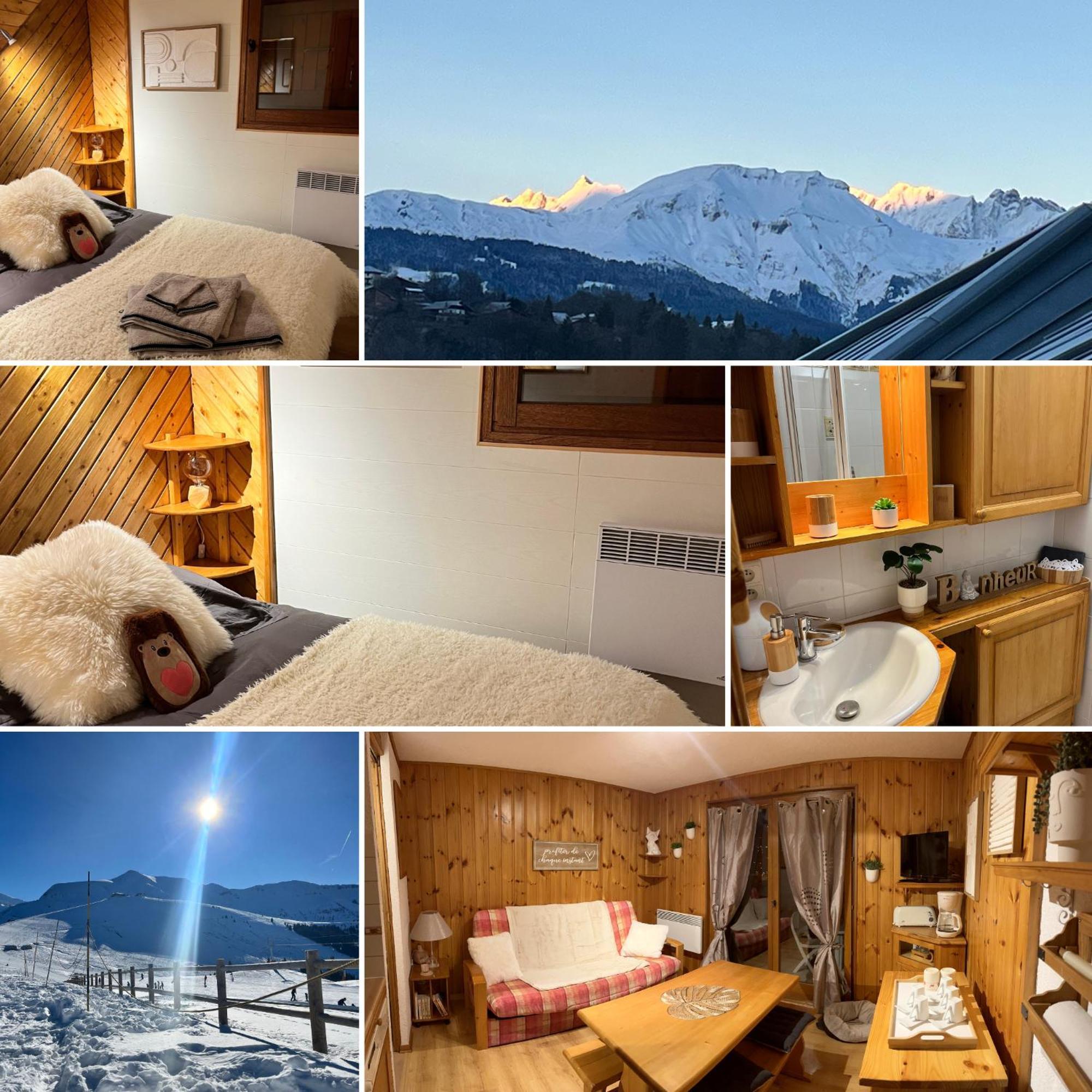 Ski Ou Thermes? Un Appt Cabine Avec Vue Magnifique Saint-Gervais-les-Bains Extérieur photo